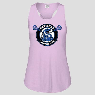 Rattlers Lacrosse Blue - Girls' Lux Triblend Tank Top Thumbnail